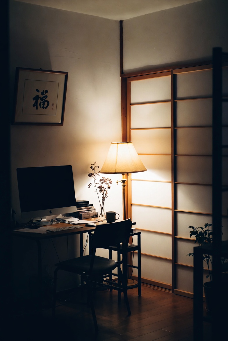 Minimalist board holding three paper cards representing different website update plans